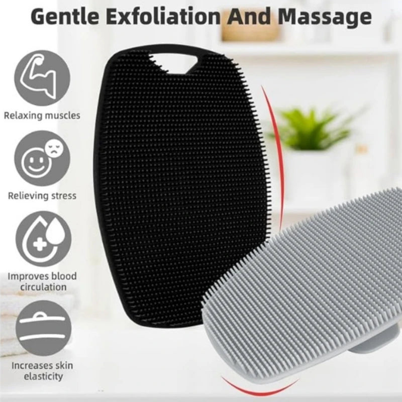 Gentle Silicone Shower Scrubber